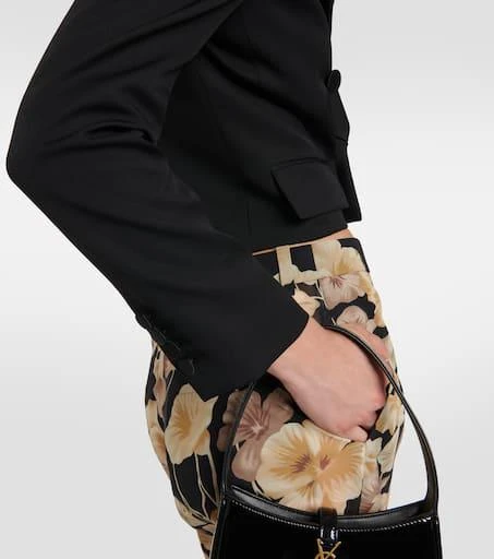 Yves Saint Laurent Cropped wool tuxedo jacket 6