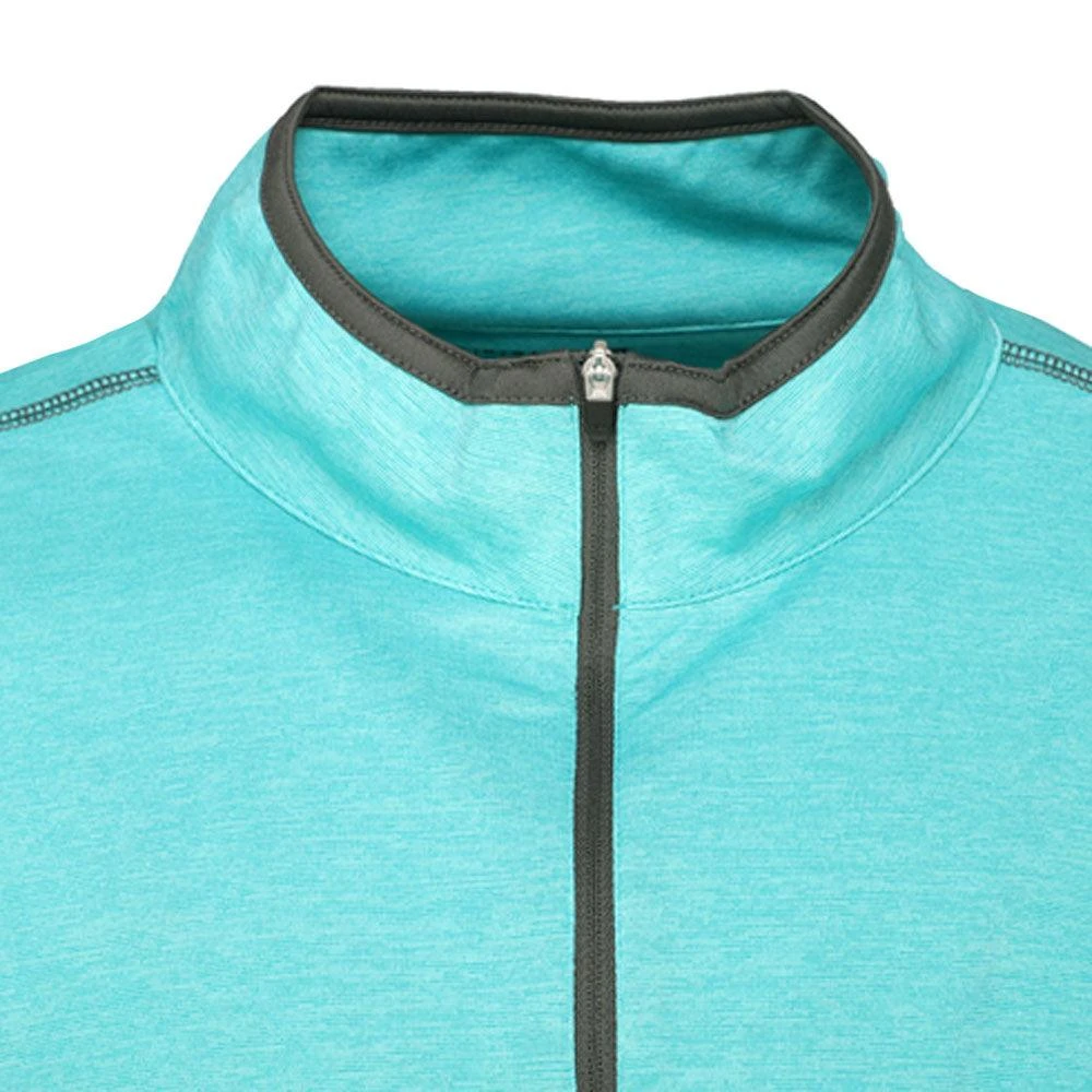 Page & Tuttle Heather Mock Neck Quarter-Zip Pullover 4