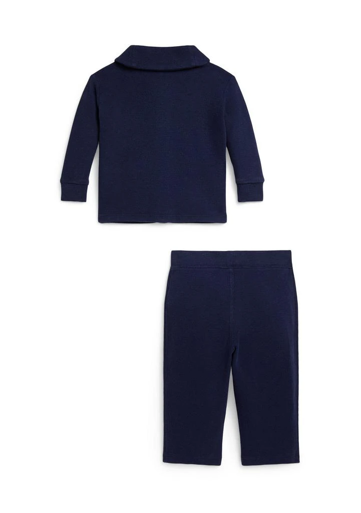 Ralph Lauren Baby Boys Estate Rib Letter Jacket
Pants Set 2