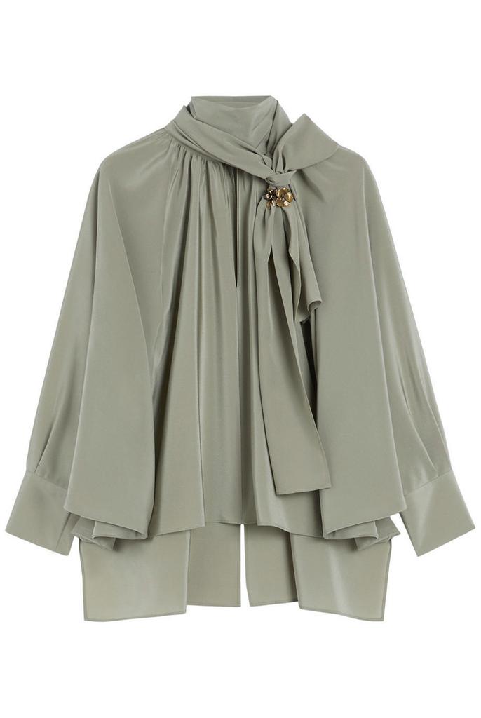 Max Mara Loose pure silk blouse