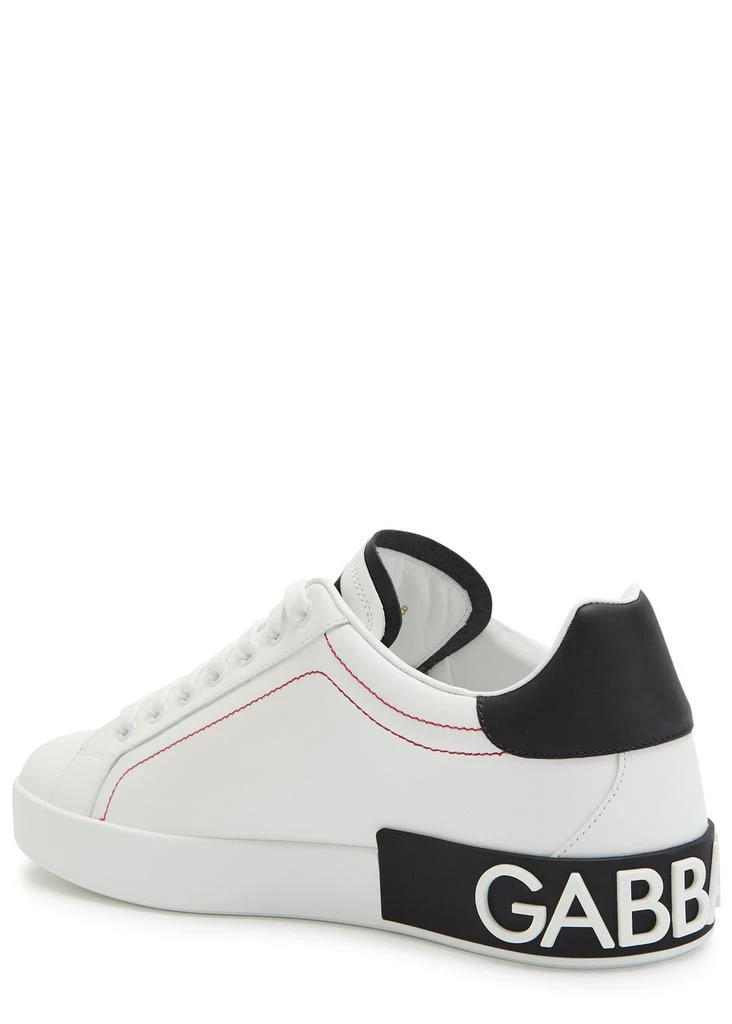 Dolce
Gabbana Portifano panelled leather sneakers 2