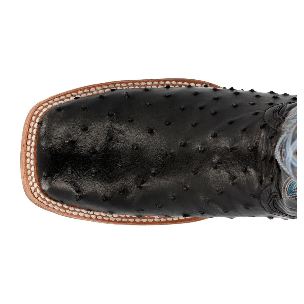 Durango PRCA Collection Full-Quill Ostrich Square Toe Cowboys Boots 4