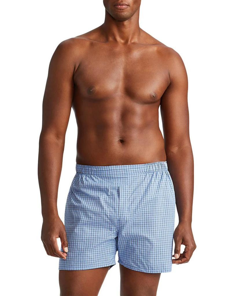 Ralph Lauren Classic Fit Woven Boxers, Pack of 3 3