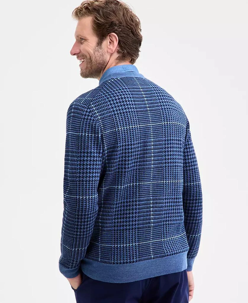 Club Room Men's Glen Plaid Sweater, Macy's Exclusive 4