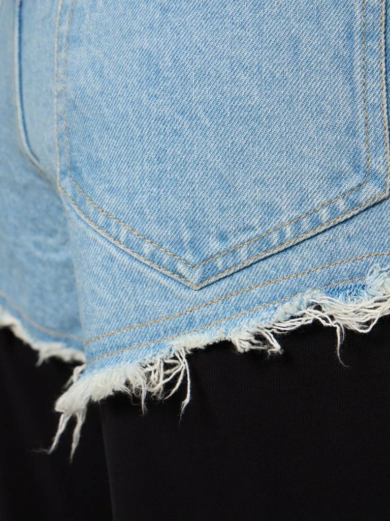 Christopher Esber Layered Denim & Jersey Pants 3