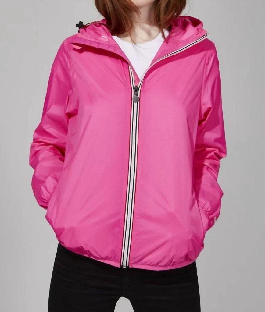 08 Lifestyle Rain Jacket In Neon Pink 1