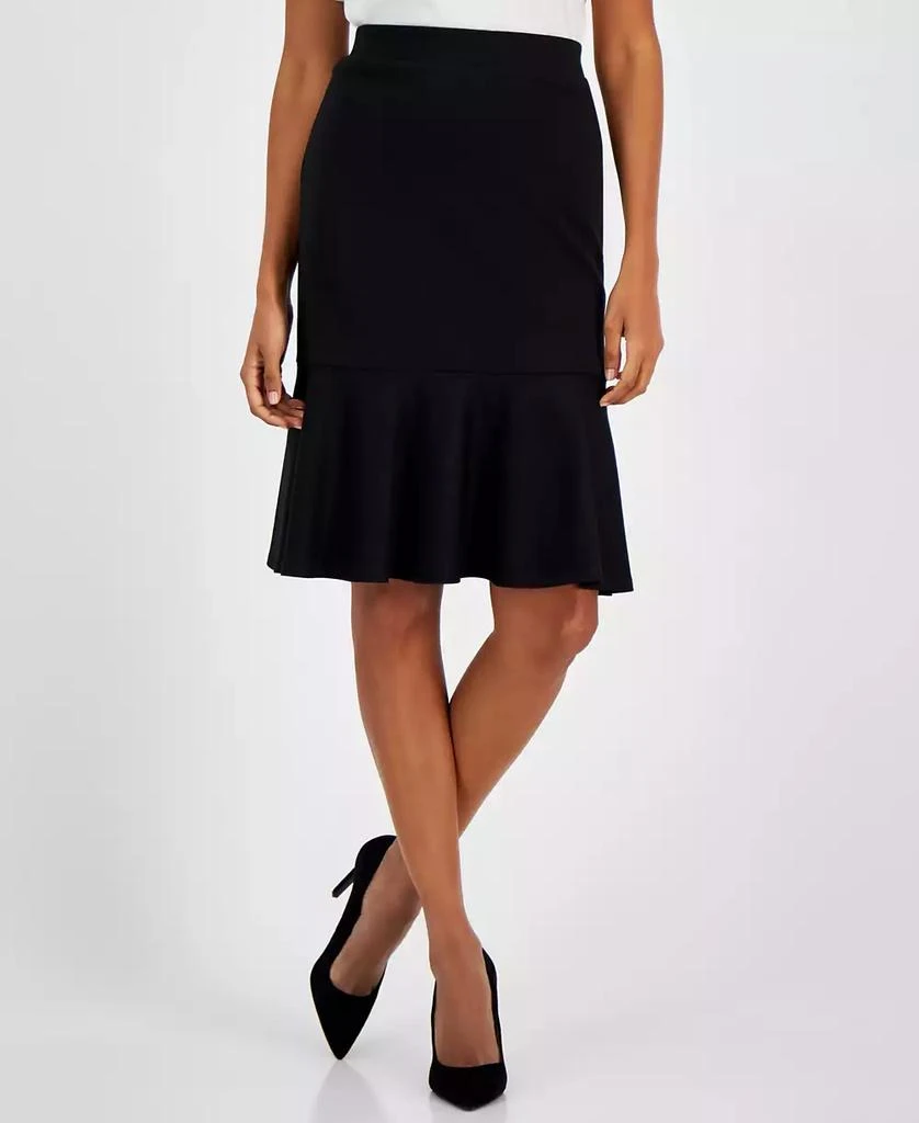 Kasper Women's Flounce-Hem Pencil Skirt 2