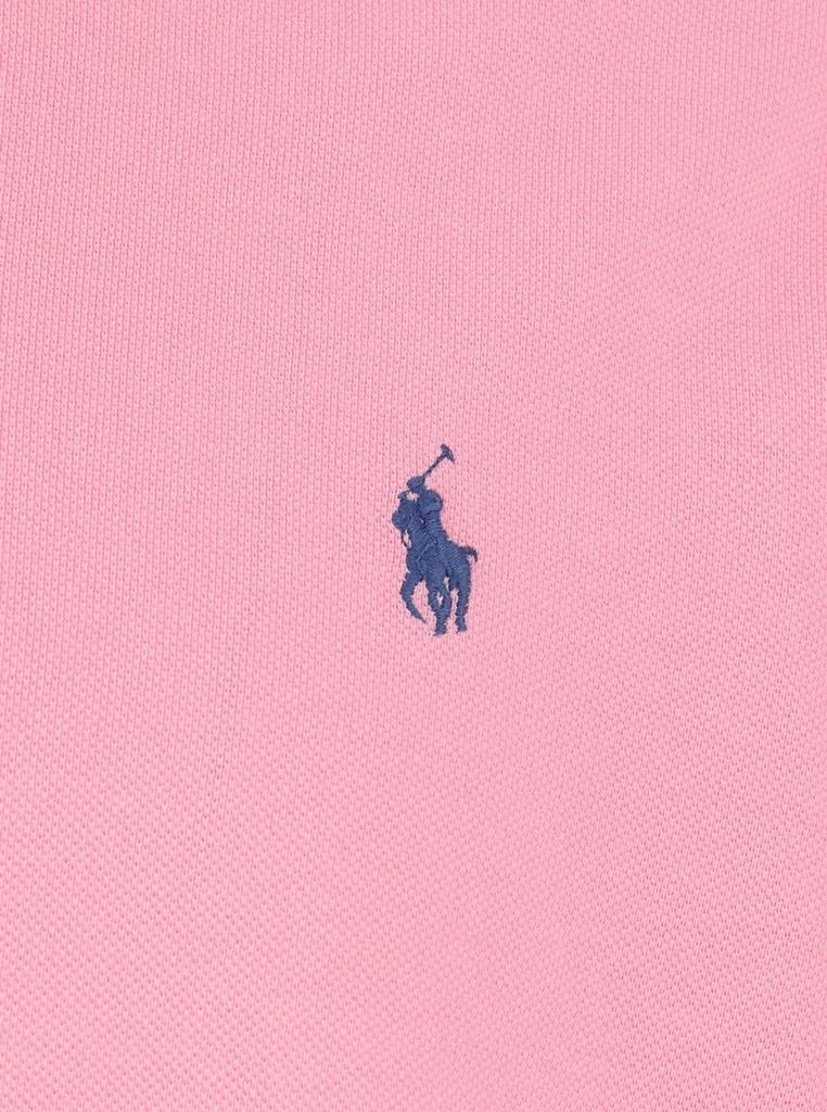 Ralph Lauren Pink Polo Shirt With Pony Detail On The Front In Cotton Piquet Man 3