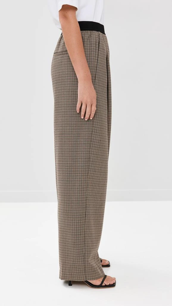 Tibi Thomas Check Marit Pull On Pants 3