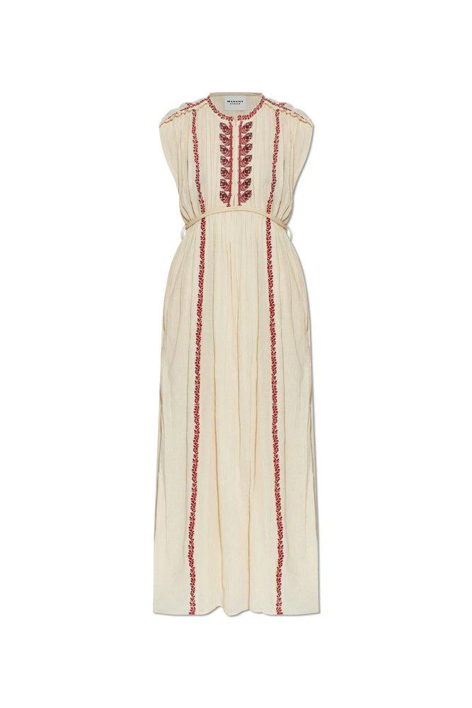 green emerald velvet dress Isabel Marant Étoile // White Floral Embroidered Cotton Tilalia Dress – VSP  Consignment