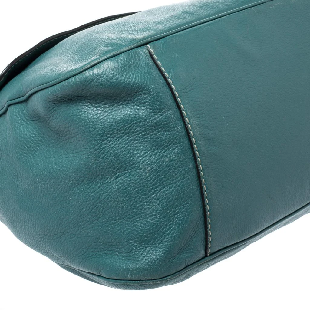 Dolce & Gabbana Dolce & Gabbana Green Leather Miss Charlotte Satchel 11
