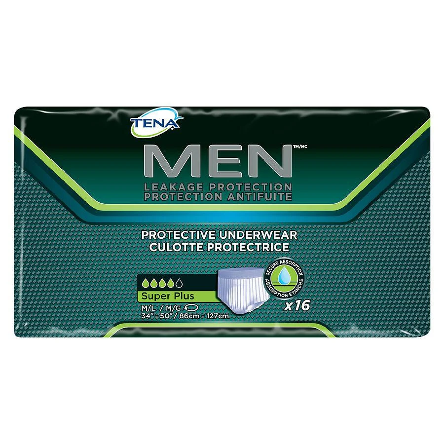 Tena Serenity Incontinence Underwear for Men Unscented, S/M 6