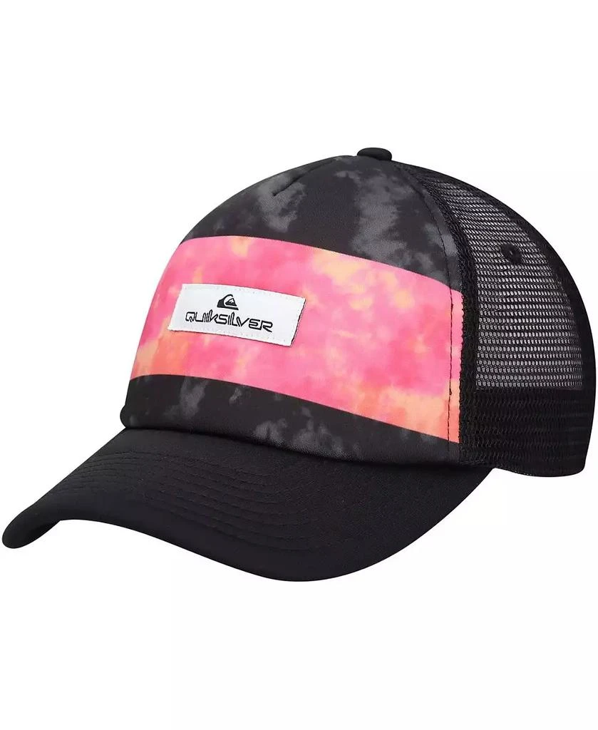 Quiksilver Men's Black Pidgeon Chicken Trucker Snapback Hat 2