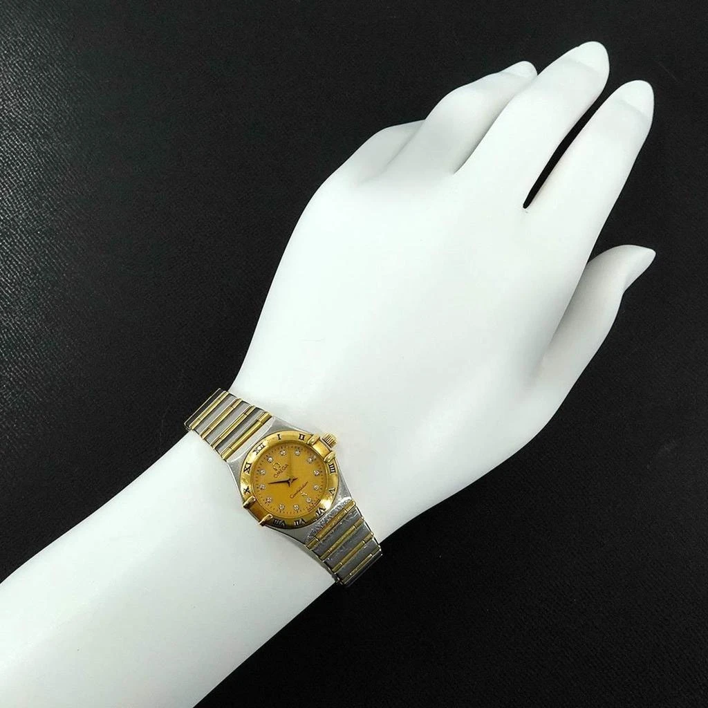 Omega Stainless Steel yellow gold Wristwatch (Pre-Owned) 3