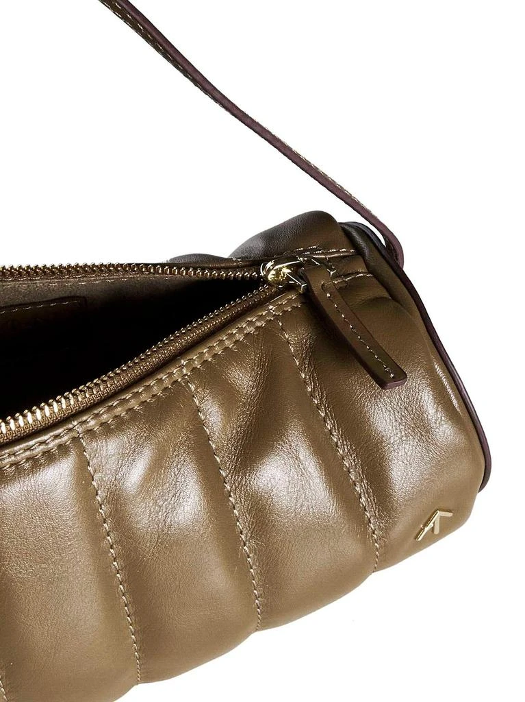 Manu Atelier Manu Atelier Logo-Plaque Padded Cylinder Shoulder Bag 5