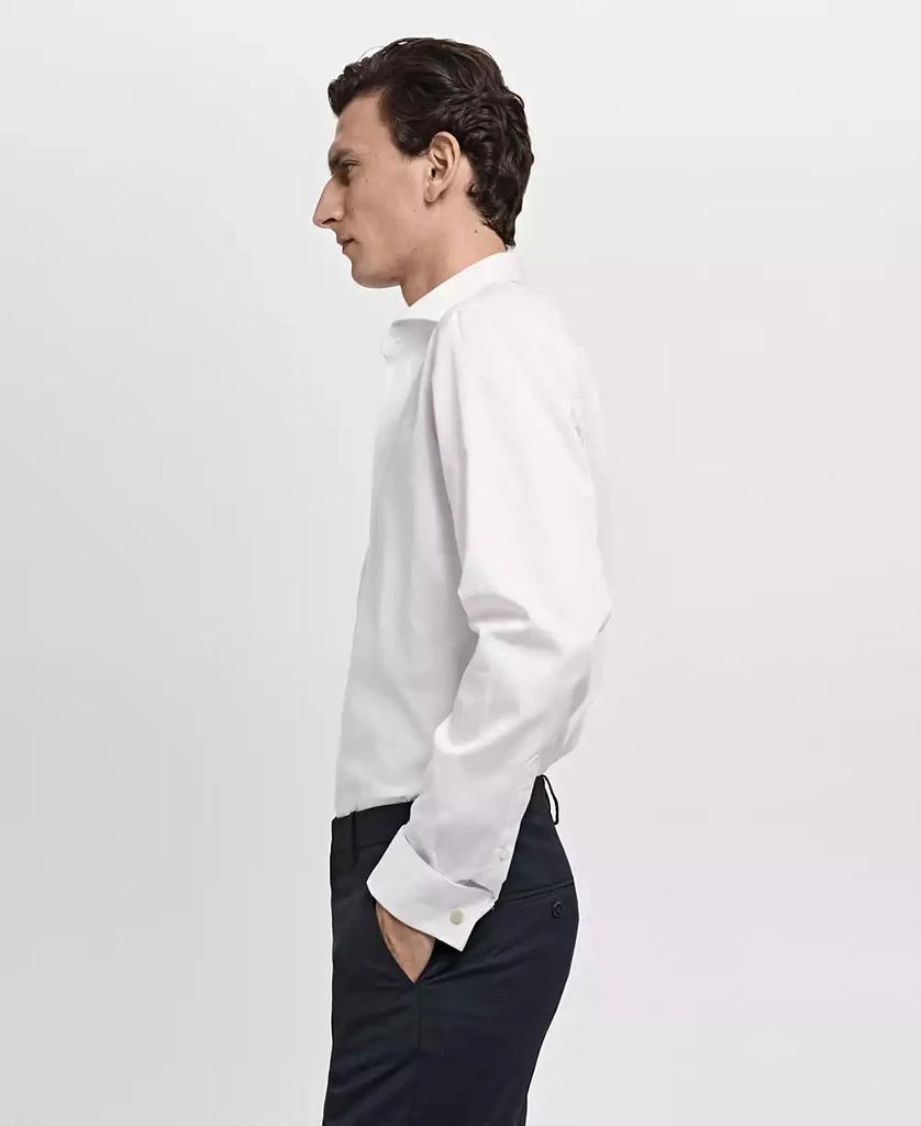 Mango Men's Cotton Slim-Fit Shirt 5