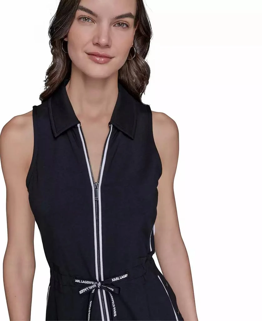 Karl Lagerfeld Paris Women's Drawstring Romper 5
