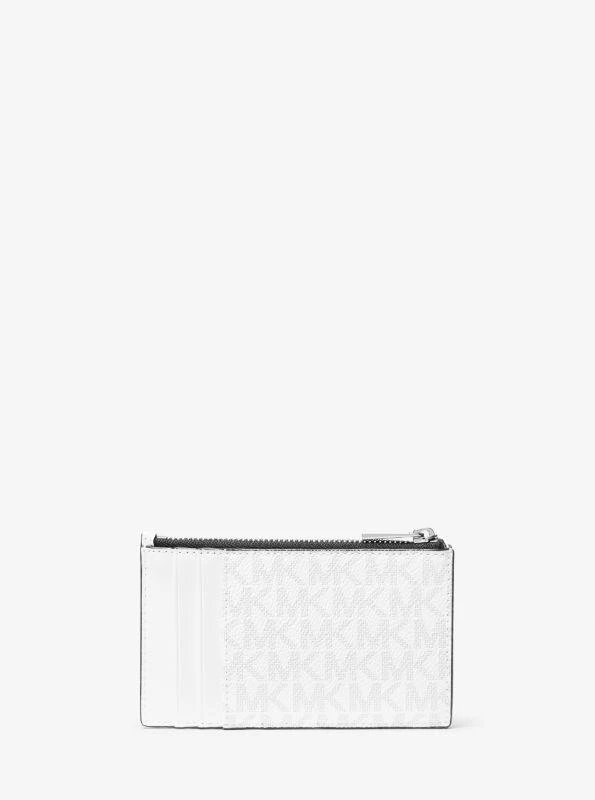 Michael Kors Cooper Slim Signature Logo Zip Wallet 3