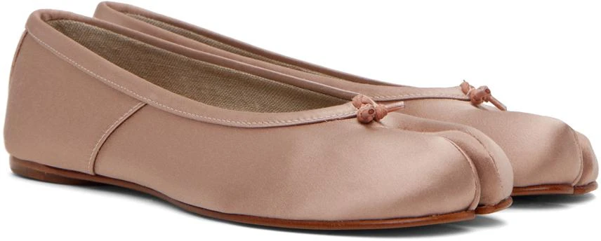 MAISON MARGIELA Pink Tabi Ballerina Flats 4