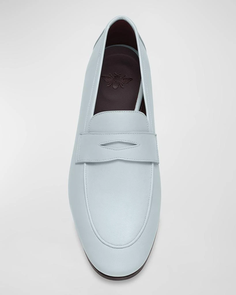 Bougeotte Leather Flat Penny Loafers 4