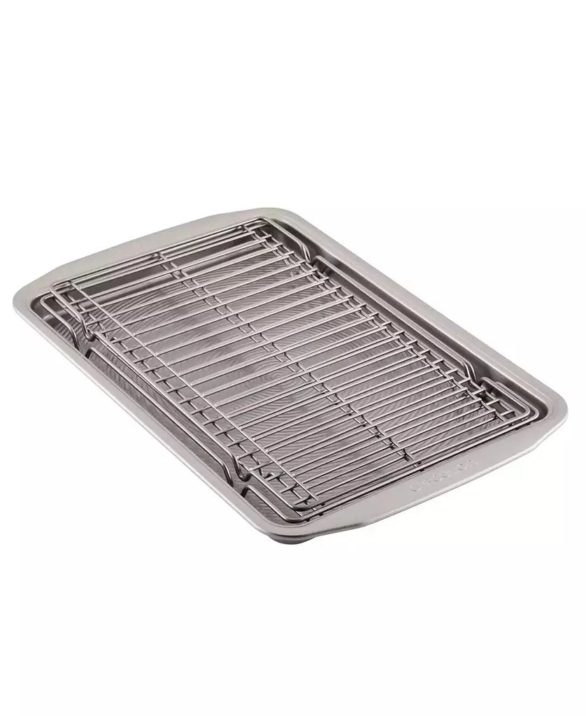 Circulon Bakeware 10" x 15" Baking Sheet Pan & Expandable Cooling Rack 3-Pc. Set 1
