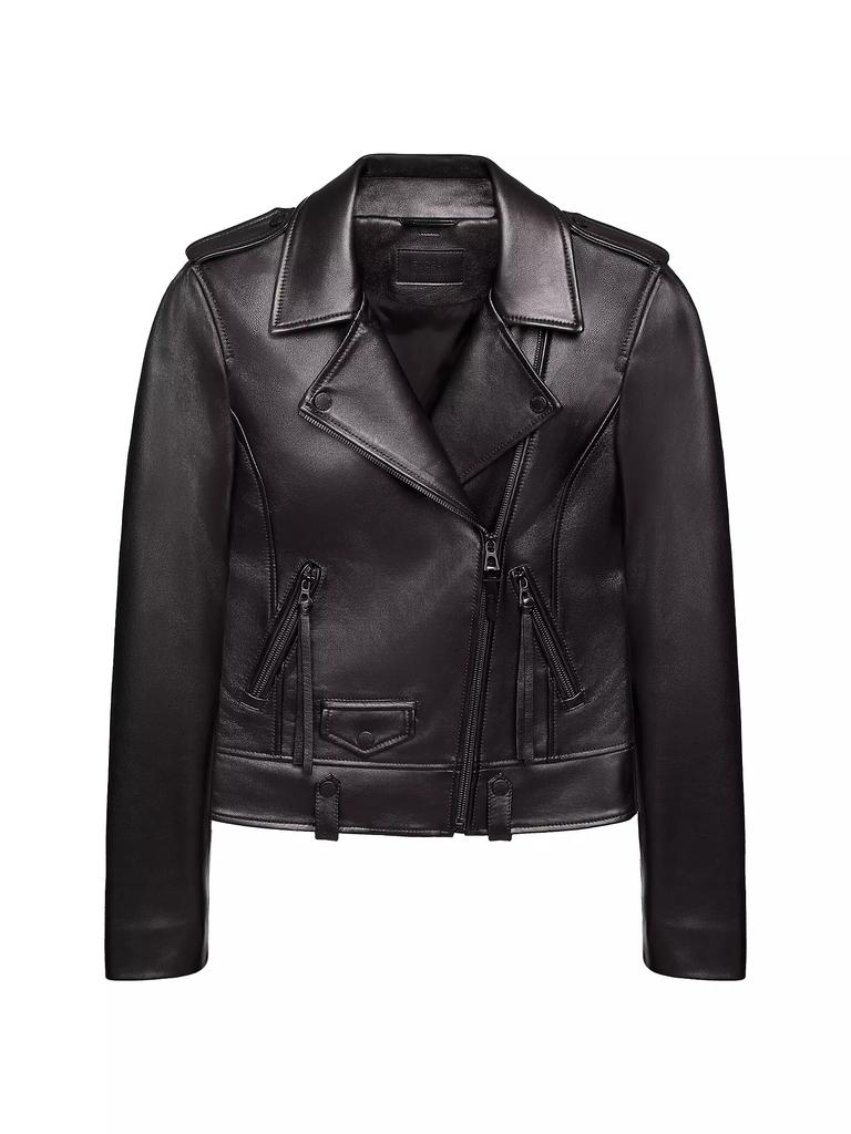 RUDSAK Mergo Tonal Leather Biker Jacket