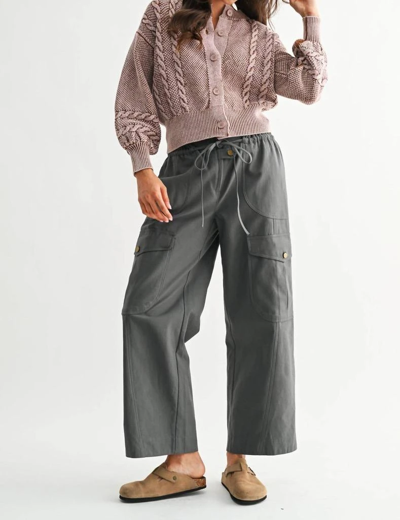 Camellia Camellia - Wide-leg Cargo Utility Trousers 3