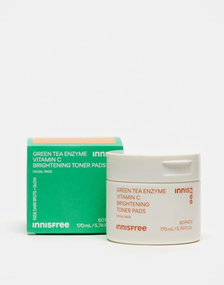 Innisfree INNISFREE Green Tea Enzyme Vitamin C Brightening Toner Pads - 60 pads 1