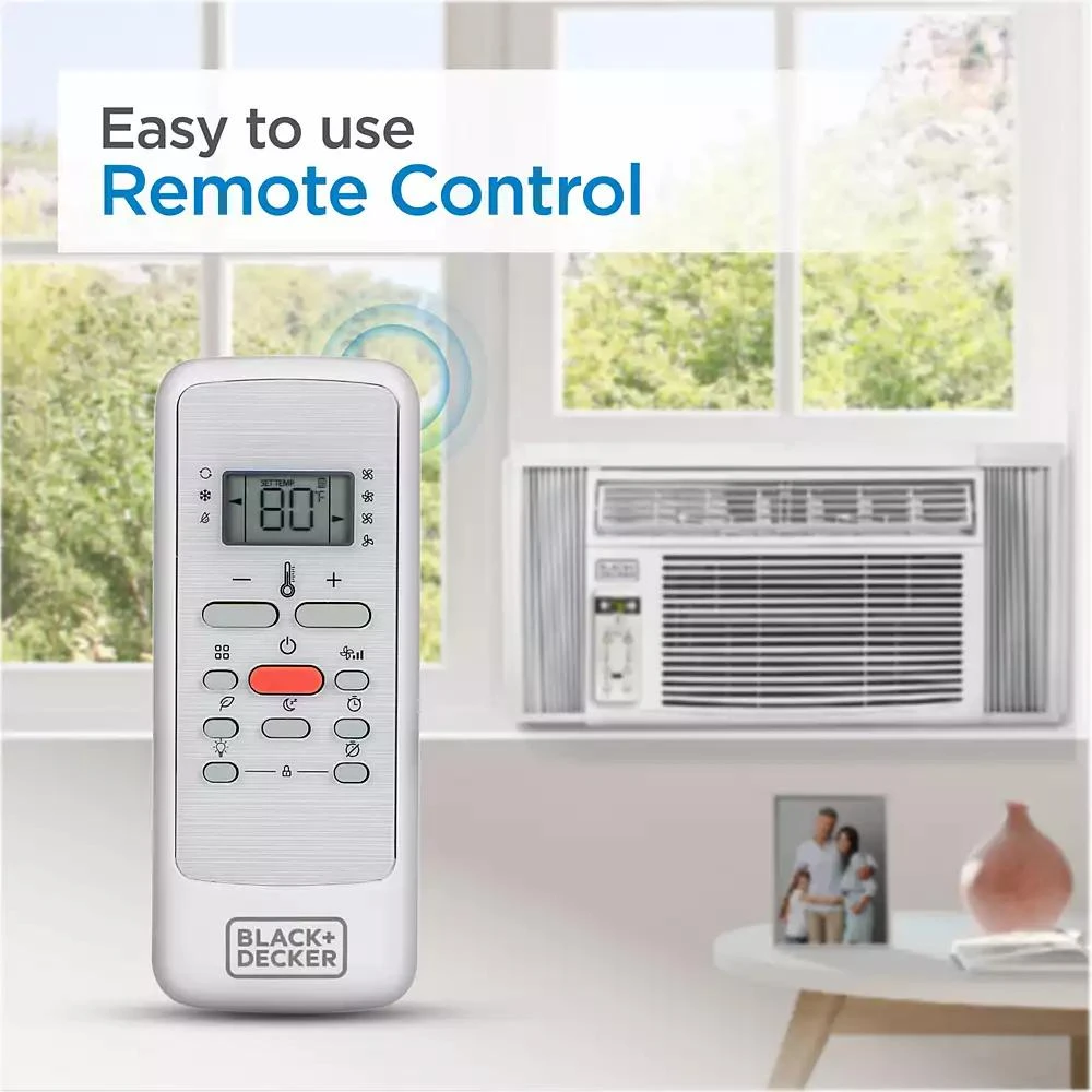 Black & Decker BD12WT6 Window Air Conditioner with Remote Control ,12000 BTU, Cools Up to 550 Square Feet, Energy Efficient, White 2