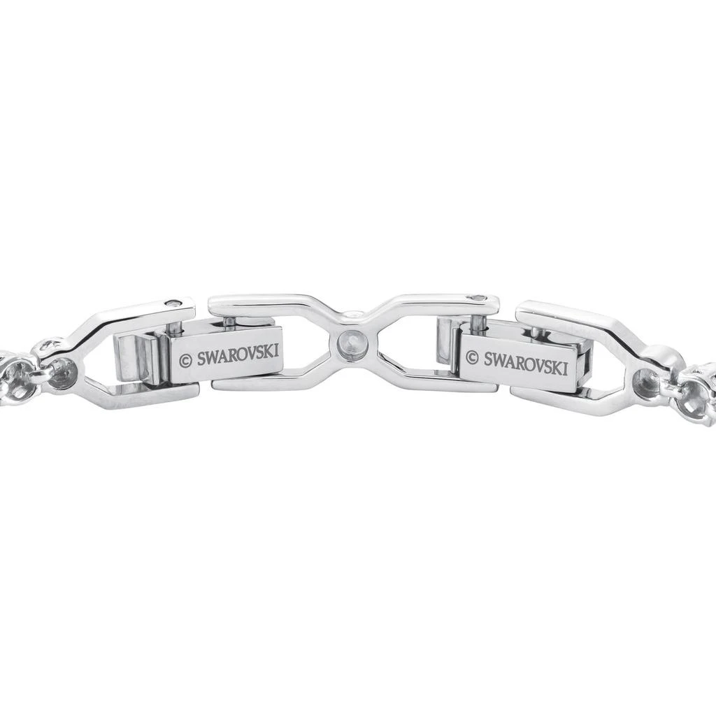 Swarovski Emily tennis bracelet round cut white rhodium plated 9