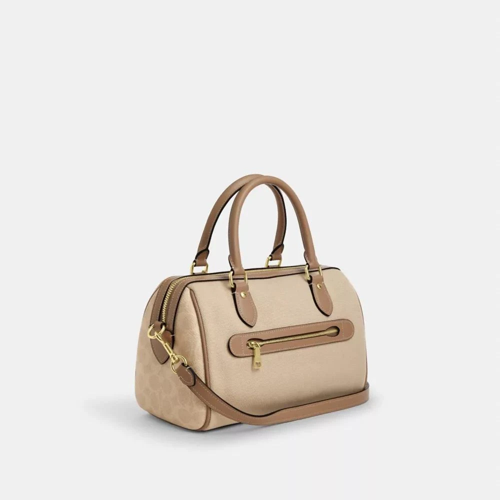 Coach Rowan Satchel Bag In Colorblock 4