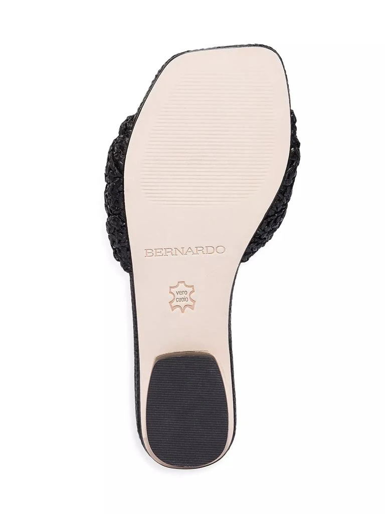 Bernardo Pixie Raffia Woven Sandals 7