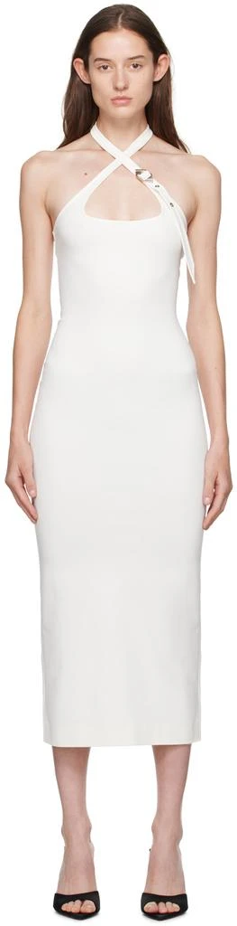 Shop White Halter Neck Midi Dress on Sale at BeyondStyle – Get 60