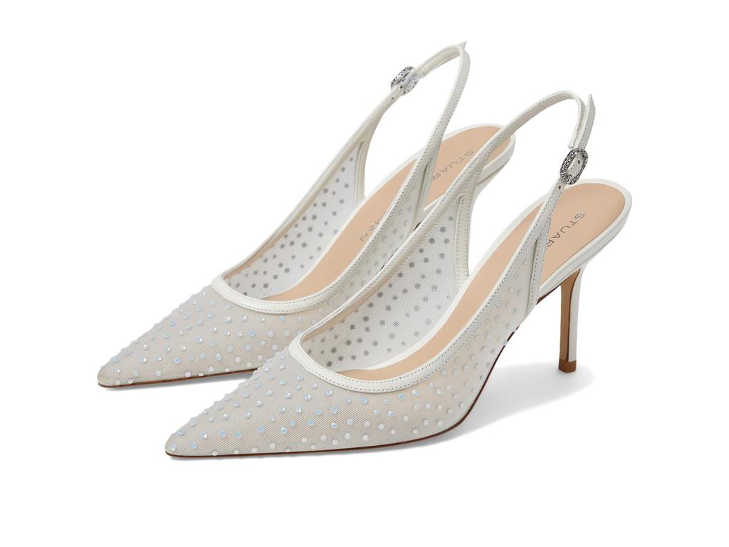 Stuart Weitzman Emilia Mesh 85 Slingback