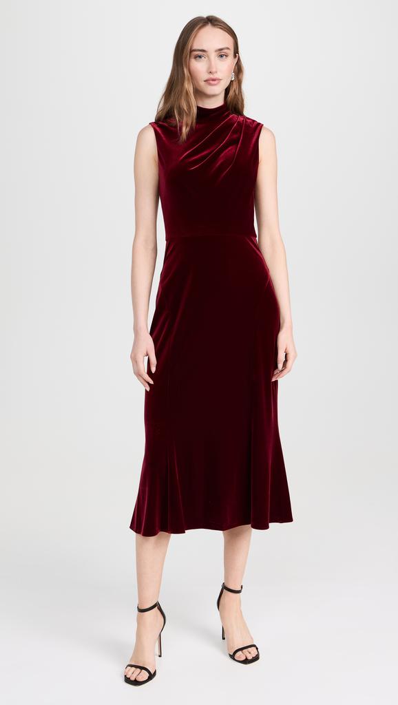 Shoshanna Audrey Velvet Dress