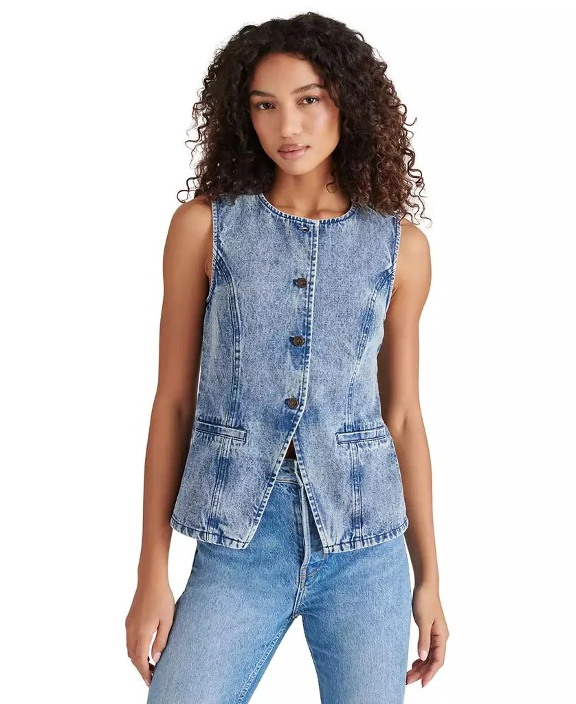 Steve Madden Women's Wesley Denim Vest 1