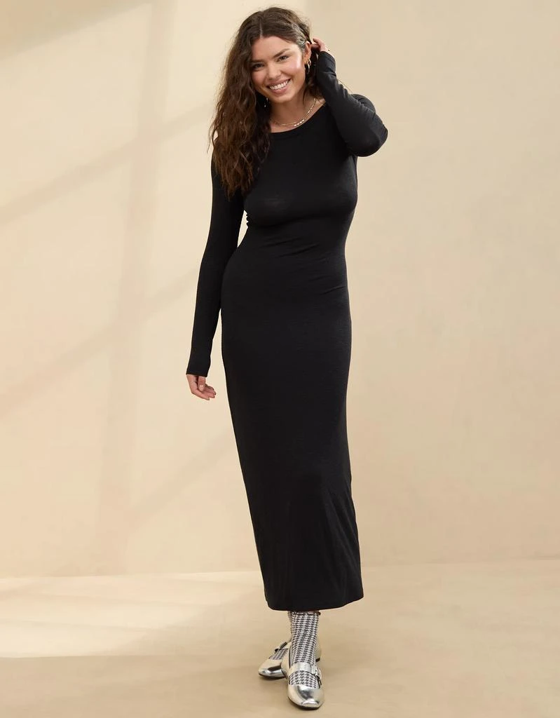 Aerie Aerie Bodycon Low Back Maxi Dress 3