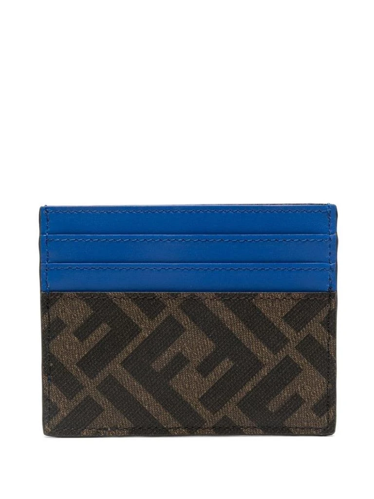Fendi Fendi Diagonal FF Printed Card Holder 2