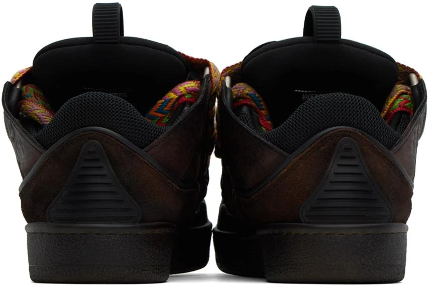 Lanvin Brown Curb Sneakers 2