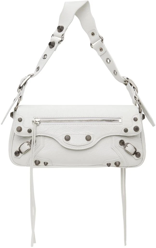 Balenciaga White 'Le Cagole' Small Sling Bag 1