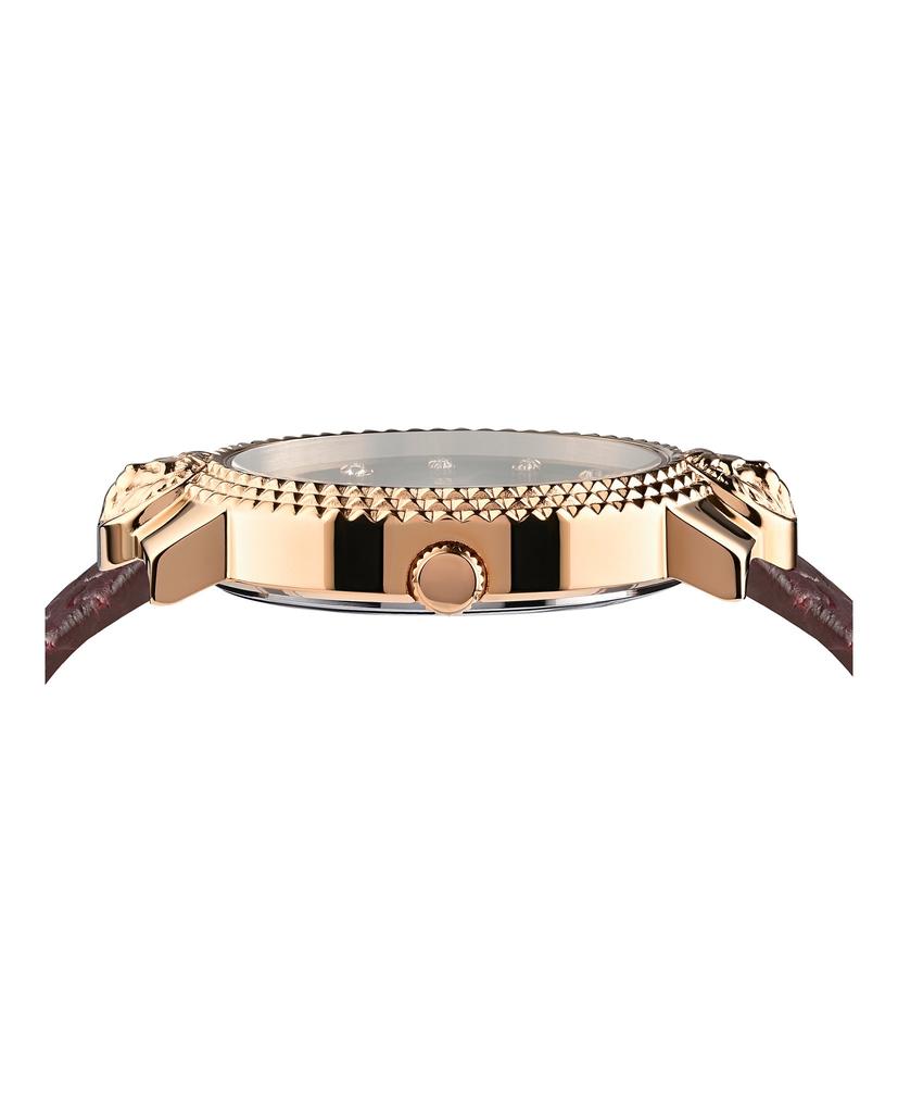 Versus Versace Mouffetard Leather Watch