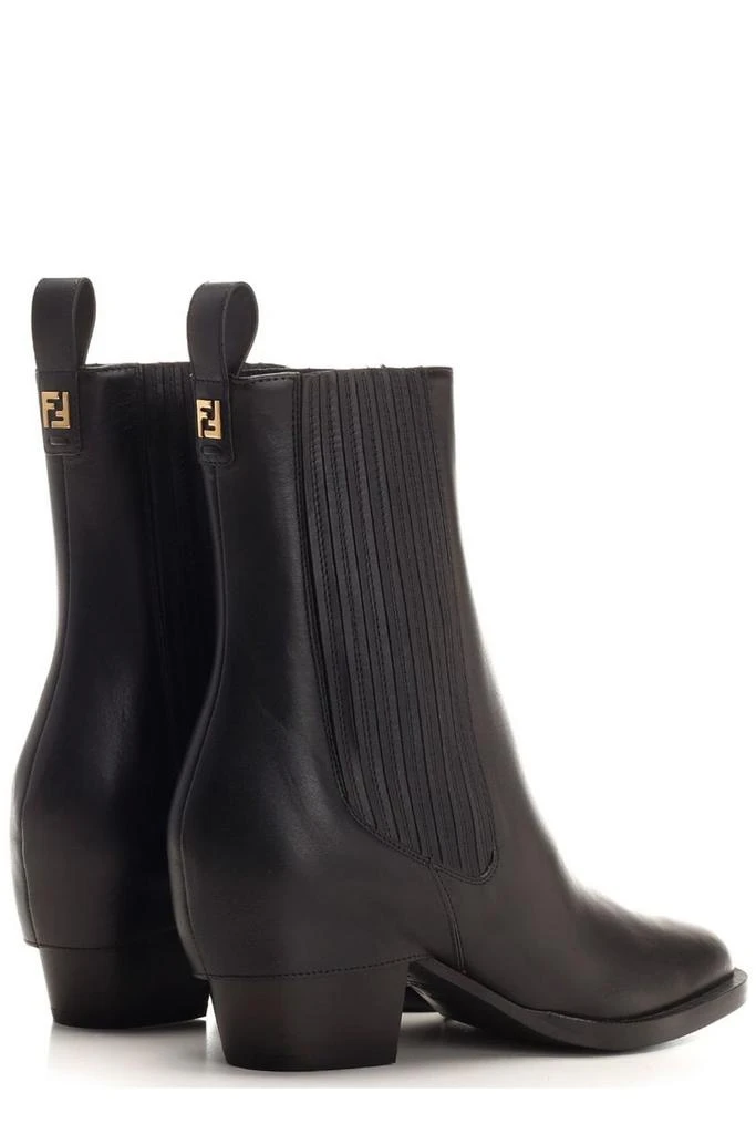 Fendi Fendi Square-Toe Ankle Boots 3