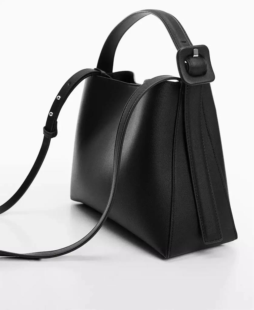 Mango Women's Mini Shopper Buckle Bag 3