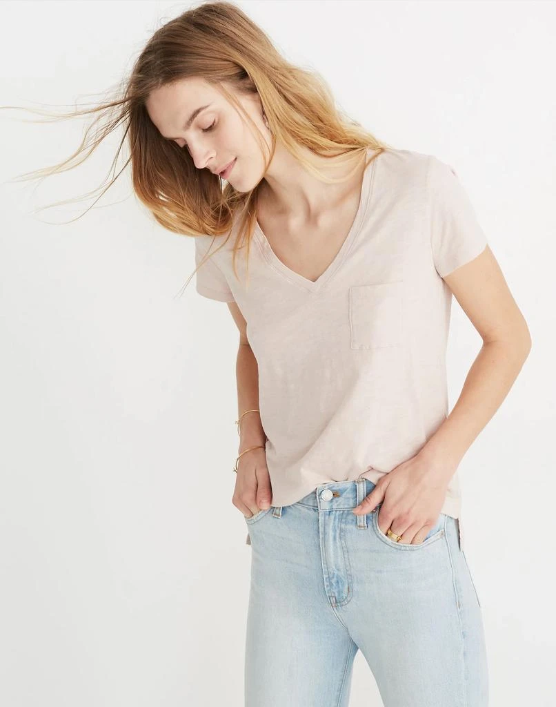 Madewell Whisper Cotton V-Neck Pocket Tee 2