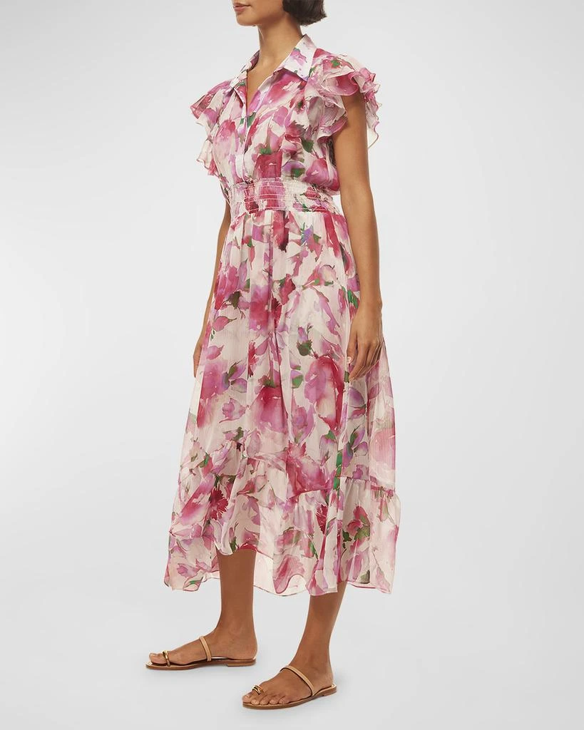 MISA Florencia Ombré Short-Sleeve Midi Dress 5