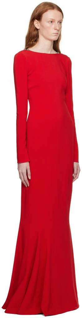 Givenchy Red Chain Link Maxi Dress 2