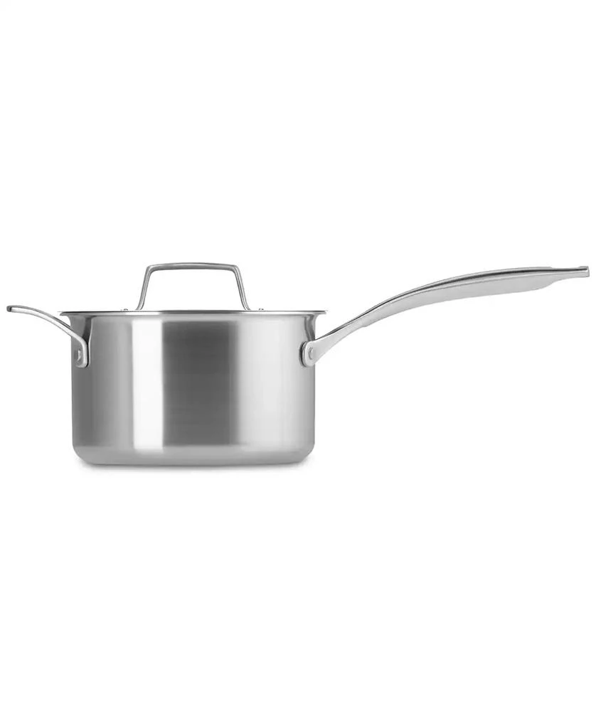 Le Creuset Essential Stainless Steel Round Saucepan with Lid, 3 Qt. 5