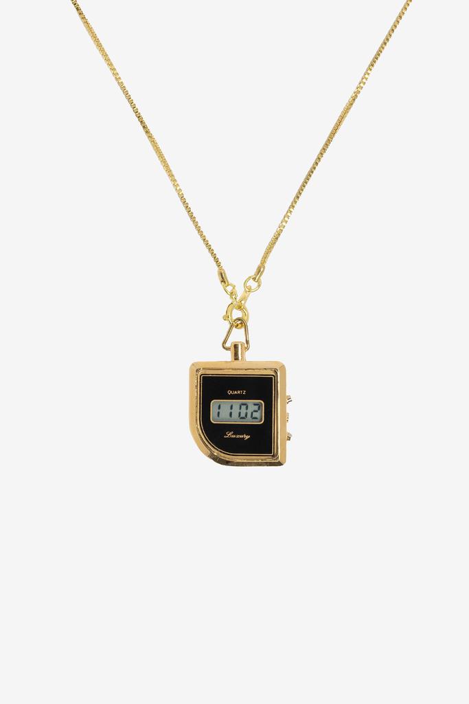 Los Angeles Apparel NCKWCH2 - Necklace Curved Watch