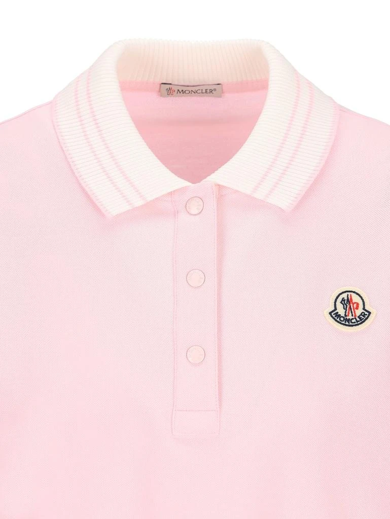 Moncler Moncler Logo Patch Short-Sleeved Polo Shirt 3