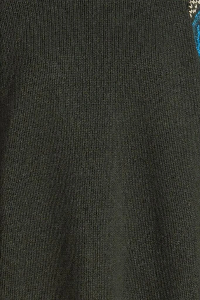 WE NORWEGIANS Setesdal oversized Fair Isle merino wool and cashmere-blend turtleneck sweater 4